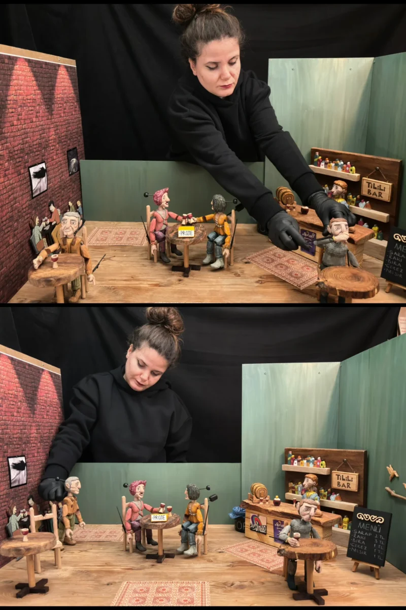 Kukla Kısa Filmi “Sıradan Bir Gün” Sahne Dekorları