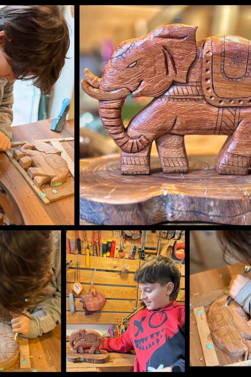 Çocuklarla Ahşap Oyma & Boyama Atölyesi
