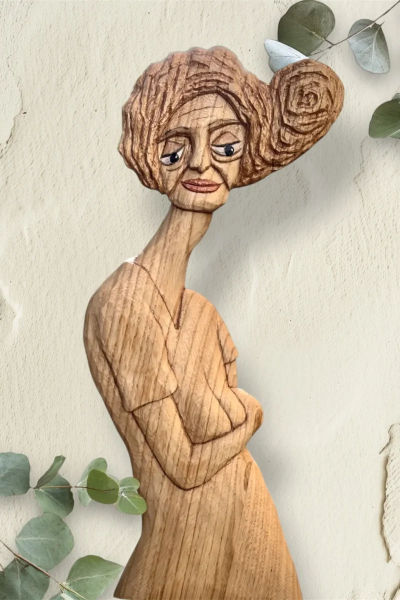 Ahşap Oyma Heykel-Mahur