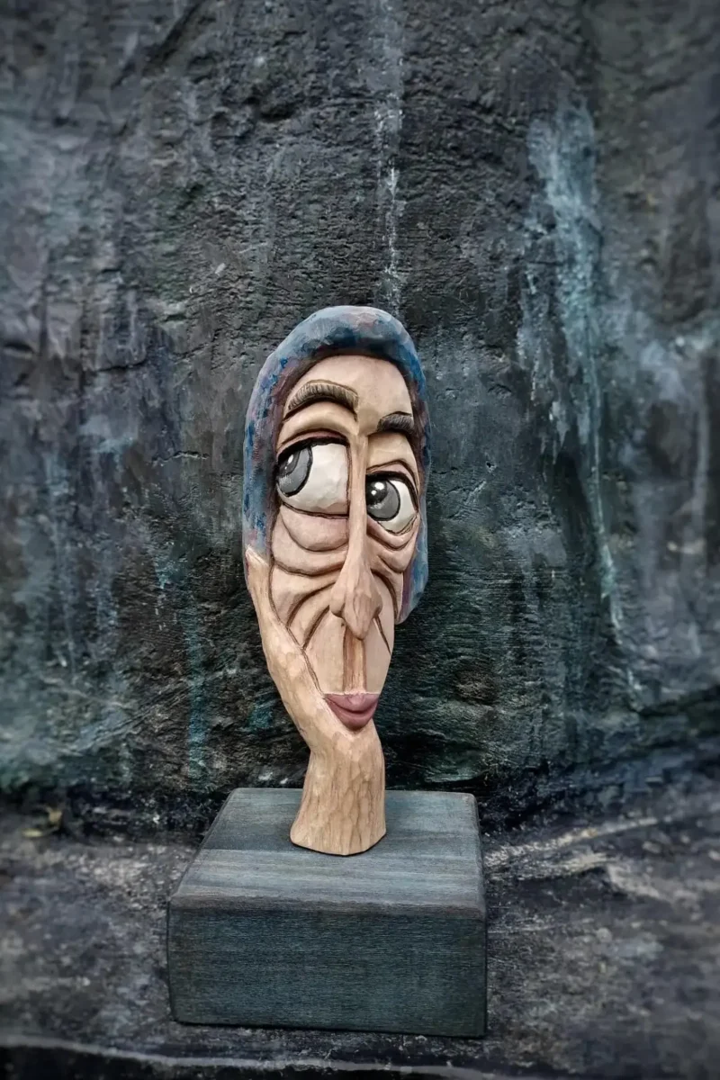 Ahşap Yontma-3 Boyutlu Figürin-Hayat