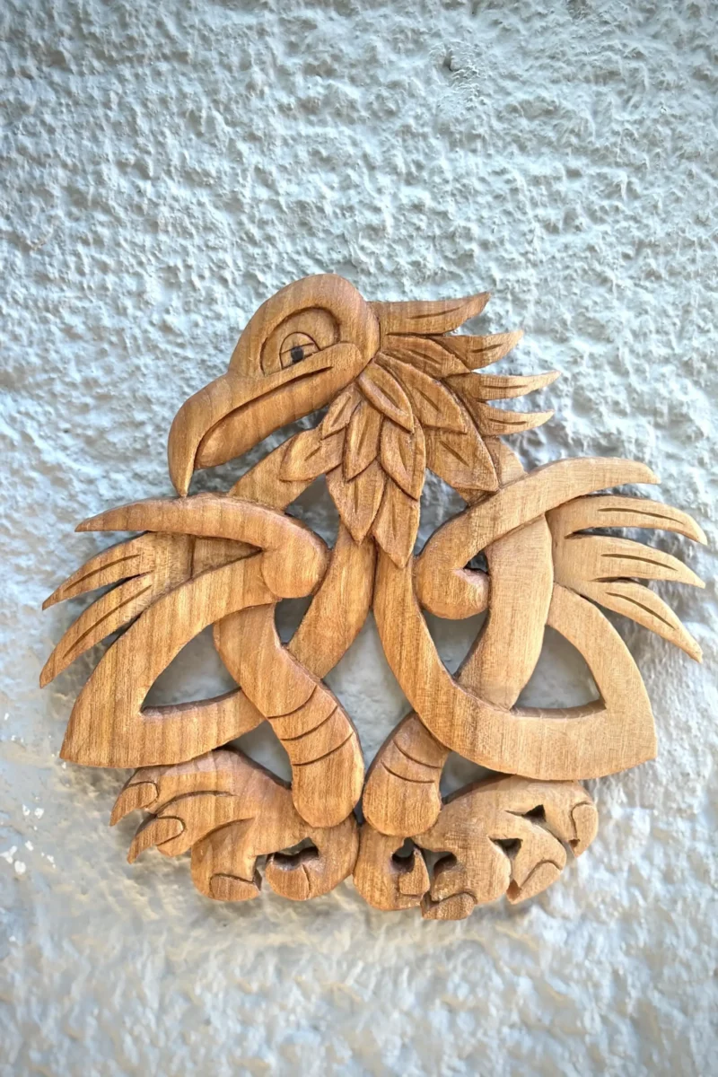 Ahşap Oyma Heykel-Kuş