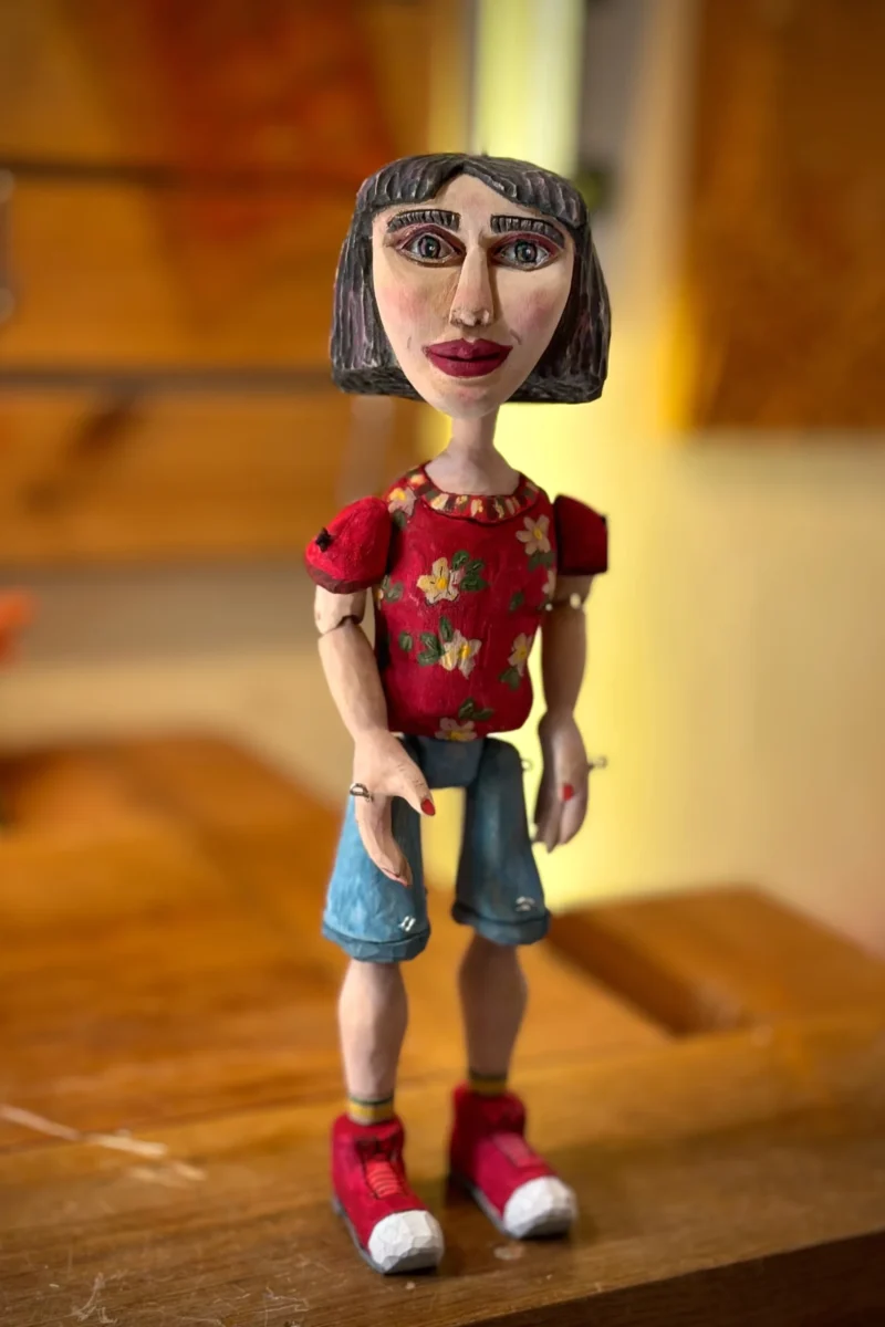 Ahşap Oyma-İpli Kukla-Heja