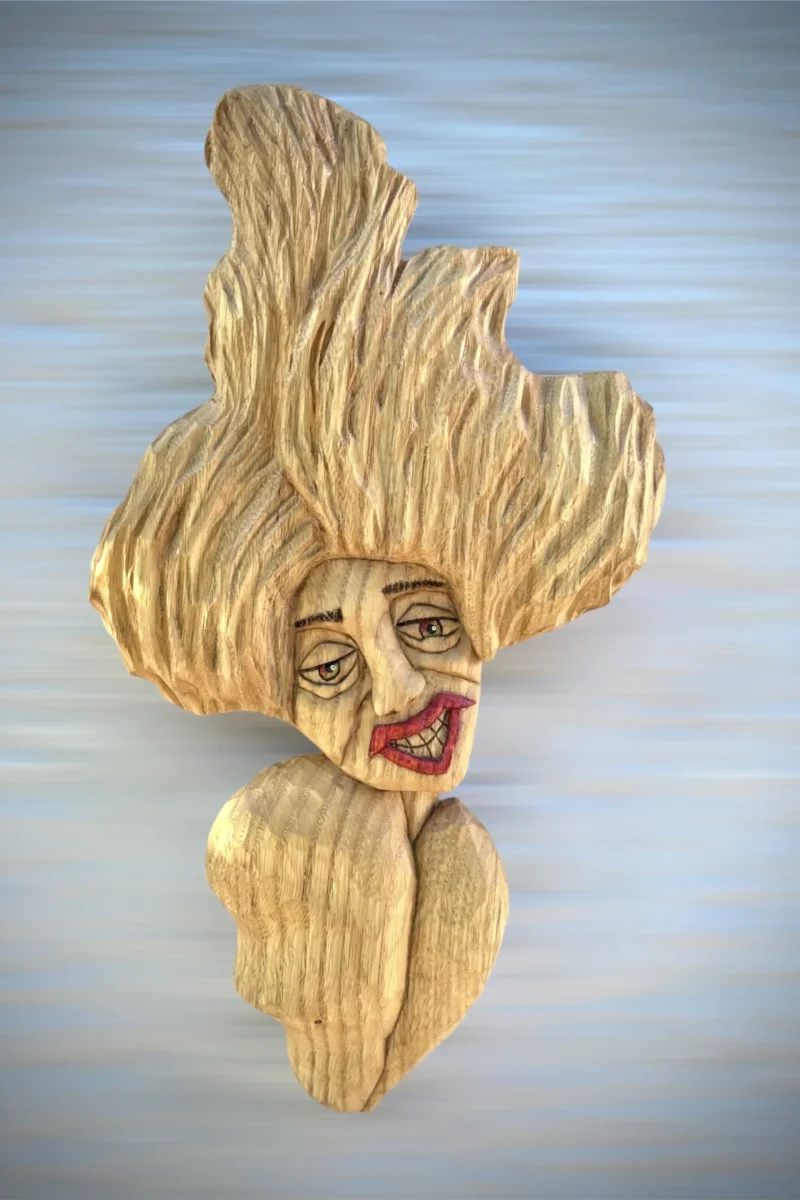 Ahşap Oyma Heykel-Afitap