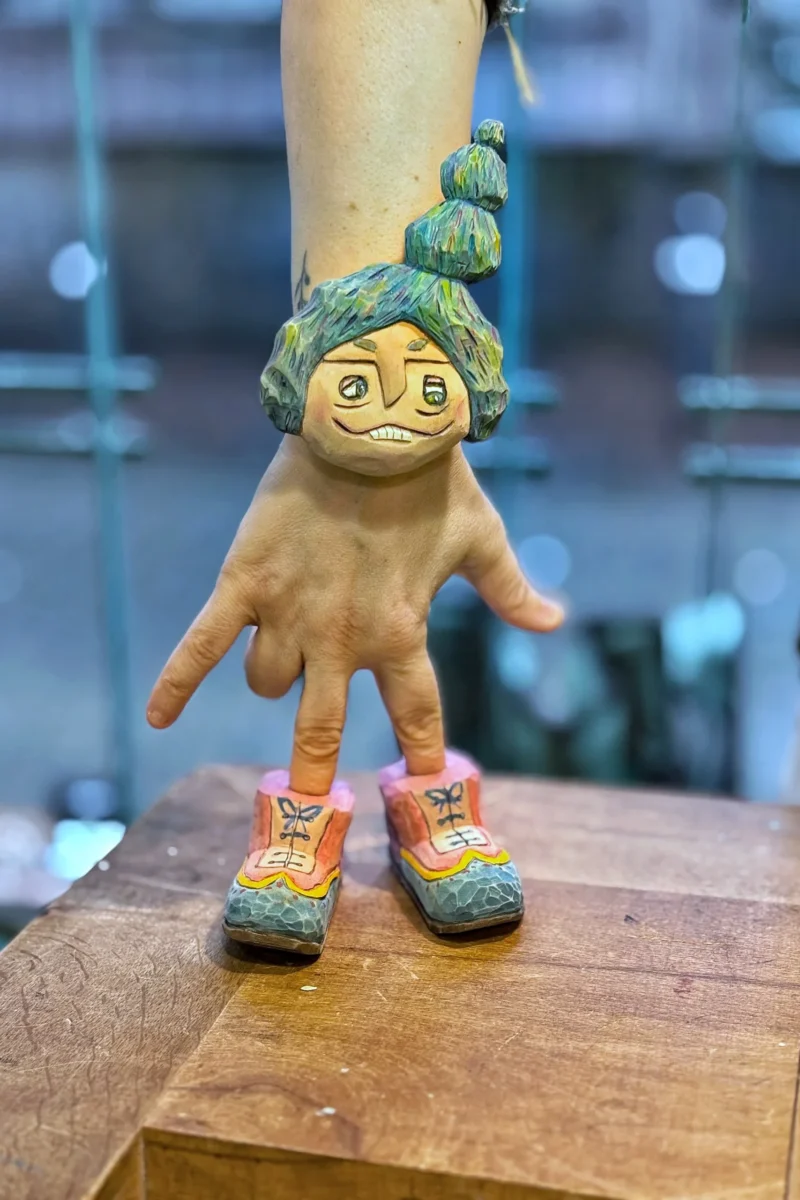 Ahşap Oyma-El Kuklası-Koket