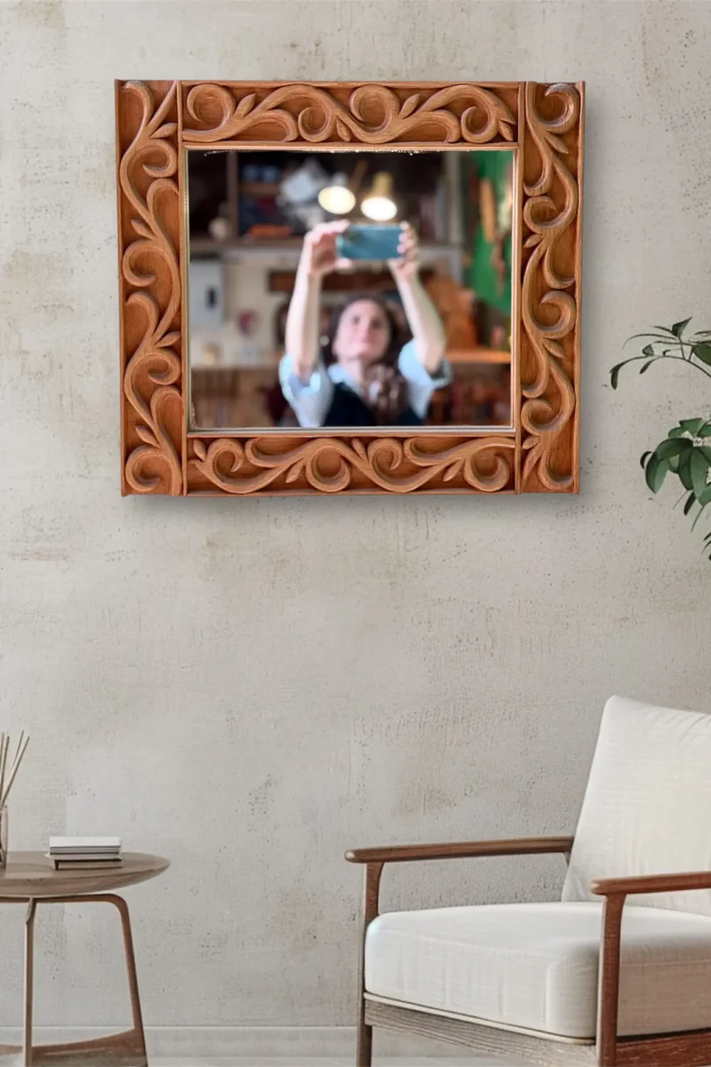 Klasik Oyma-Ayna Çerçeve