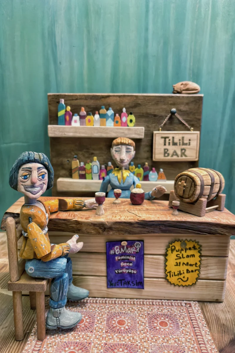 Ahşap Oyma-Masa Kuklası-Efso